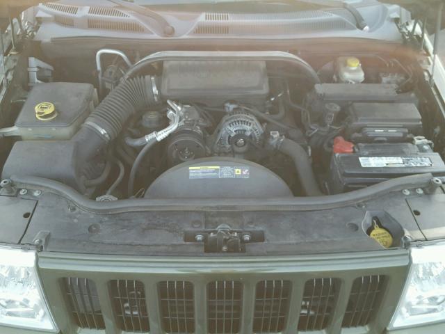 1J8HG48K76C297439 - 2006 JEEP COMMANDER GREEN photo 7