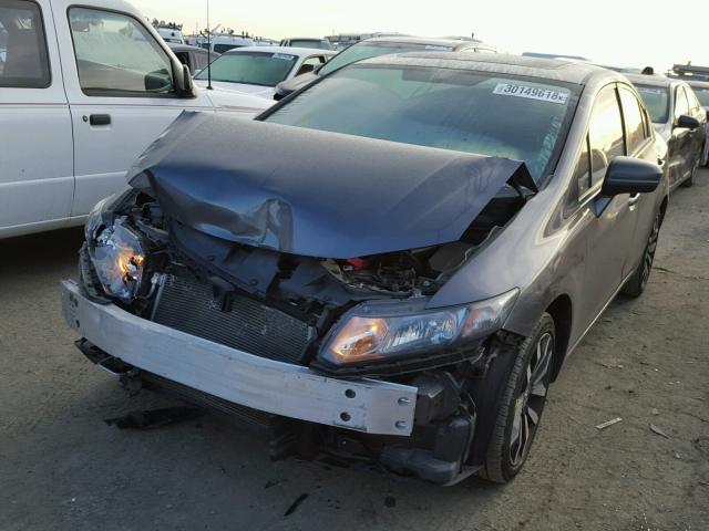 2HGFB2F99FH520077 - 2015 HONDA CIVIC EXL Boz foto 2