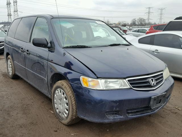 5FNRL185X4B098031 - 2004 HONDA ODYSSEY LX BLUE photo 1