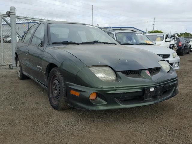 1G2JB5241Y7332340 - 2000 PONTIAC SUNFIRE SE GREEN photo 1