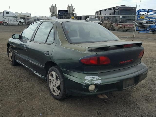 1G2JB5241Y7332340 - 2000 PONTIAC SUNFIRE SE GREEN photo 3