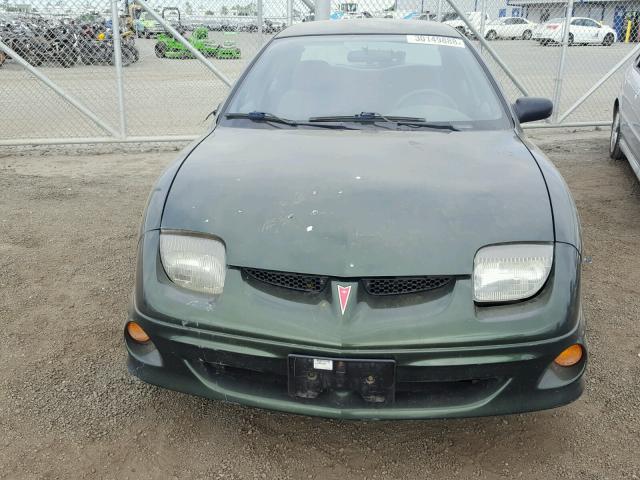 1G2JB5241Y7332340 - 2000 PONTIAC SUNFIRE SE GREEN photo 9