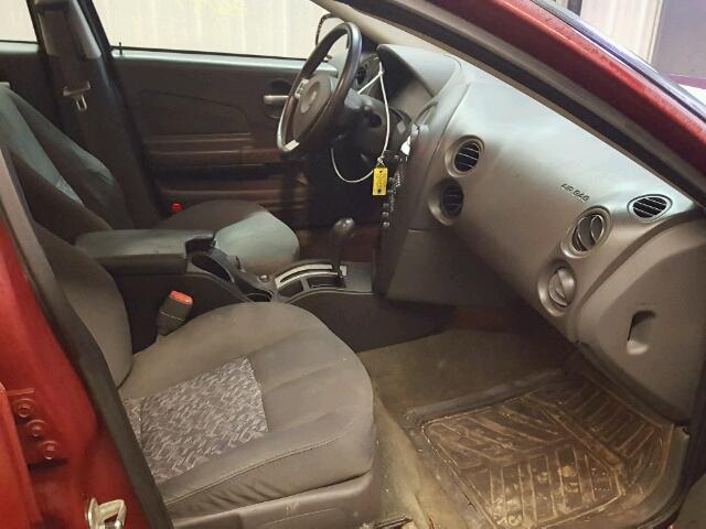 2G2WS522141109338 - 2004 PONTIAC GRAND PRIX RED photo 5