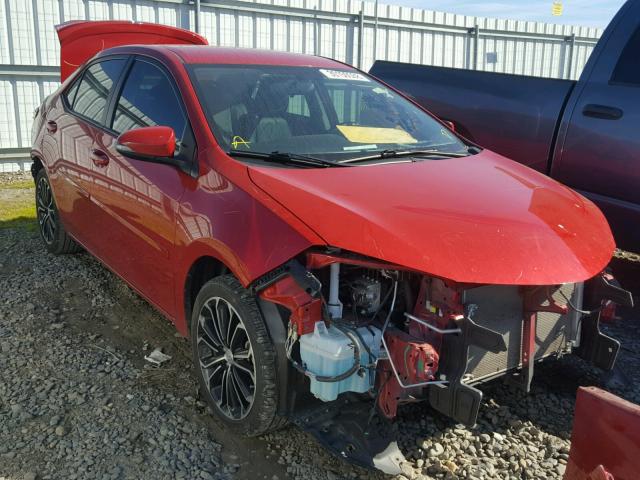 2T1BURHE3GC698721 - 2016 TOYOTA COROLLA L RED photo 1