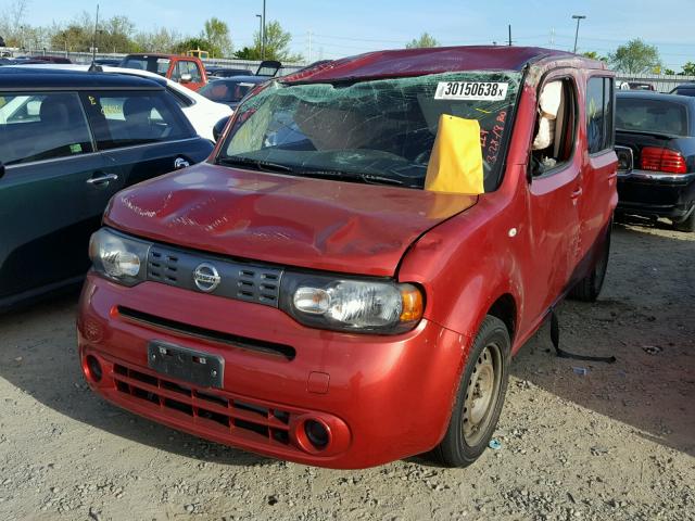 JN8AZ28R59T102726 - 2009 NISSAN CUBE BASE RED photo 2