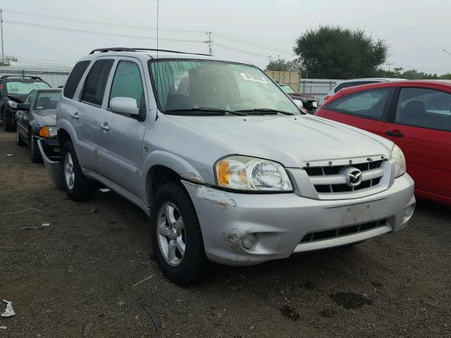 4F2YZ02Z76KM29508 - 2006 MAZDA TRIBUTE I SILVER photo 1