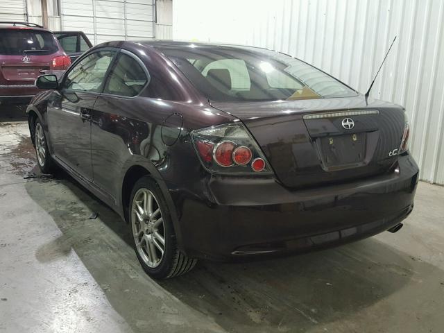 JTKDE167880221332 - 2008 TOYOTA SCION TC 勃艮第红 照片 3
