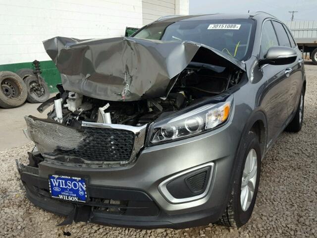 5XYPGDA58GG131550 - 2016 KIA SORENTO LX GRAY photo 1