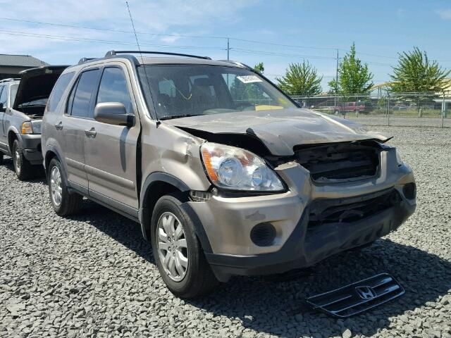 JHLRD78925C046011 - 2005 HONDA CR-V SE GOLD photo 1