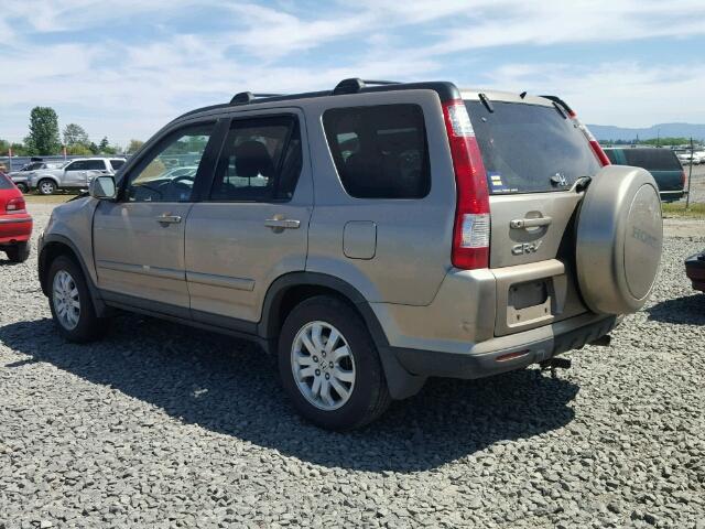 JHLRD78925C046011 - 2005 HONDA CR-V SE GOLD photo 3