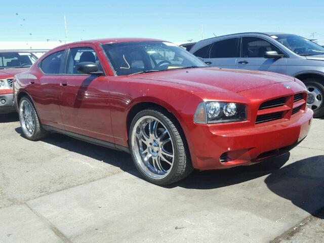 2B3KA43G77H752016 - 2007 DODGE CHARGER SE RED photo 1