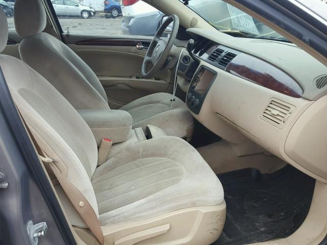 1G4HP57276U131541 - 2006 BUICK LUCERNE CX BEIGE photo 5