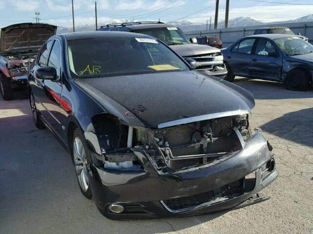 JNKBY01FX8M550149 - 2008 INFINITI M45 BLACK photo 1