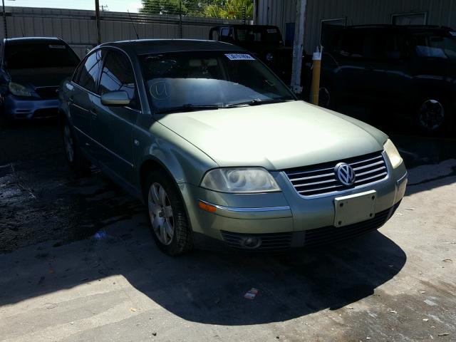WVWRH63B13P044472 - 2003 VOLKSWAGEN PASSAT GLX GREEN photo 1