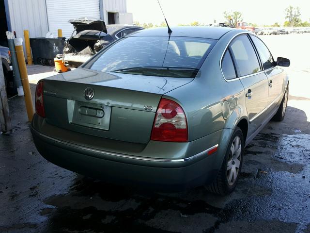 WVWRH63B13P044472 - 2003 VOLKSWAGEN PASSAT GLX GREEN photo 4