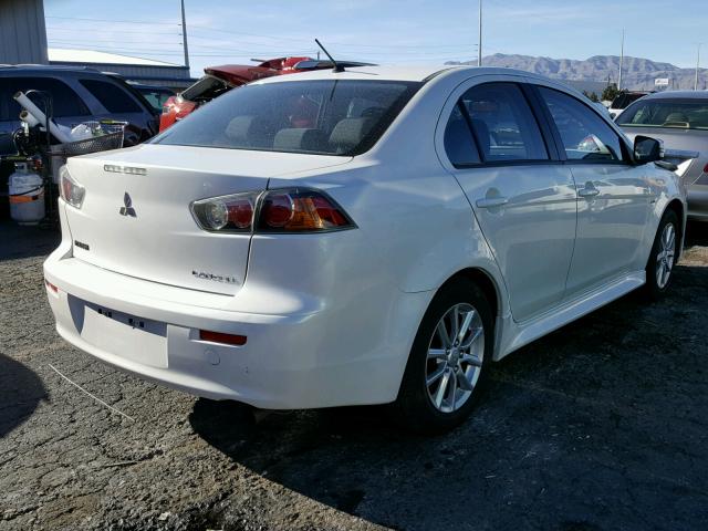 JA32U2FU8GU002907 - 2016 MITSUBISHI LANCER ES WHITE photo 4