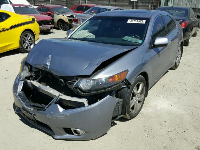 JH4CU2F40CC005157 - 2012 ACURA TSX GRAY photo 2