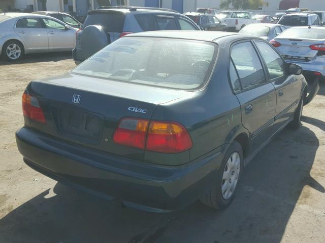 2HGEJ6614XH539119 - 1999 HONDA CIVIC BASE 绿色 照片 4