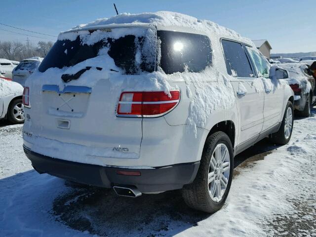 5GZEV23D69J210626 - 2009 SATURN OUTLOOK XR თეთრი ფოტო 4