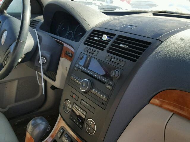 5GZEV23D69J210626 - 2009 SATURN OUTLOOK XR თეთრი ფოტო 9