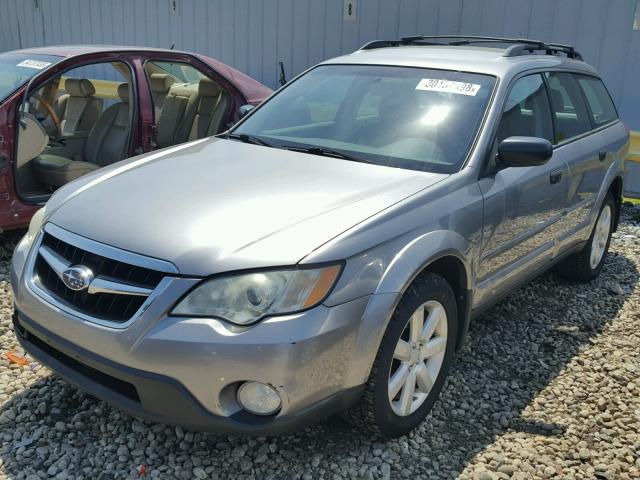 4S4BP61C486352857 - 2008 SUBARU OUTBACK 2. SILVER photo 2