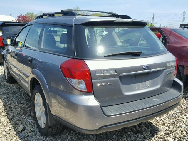 4S4BP61C486352857 - 2008 SUBARU OUTBACK 2. SILVER photo 3