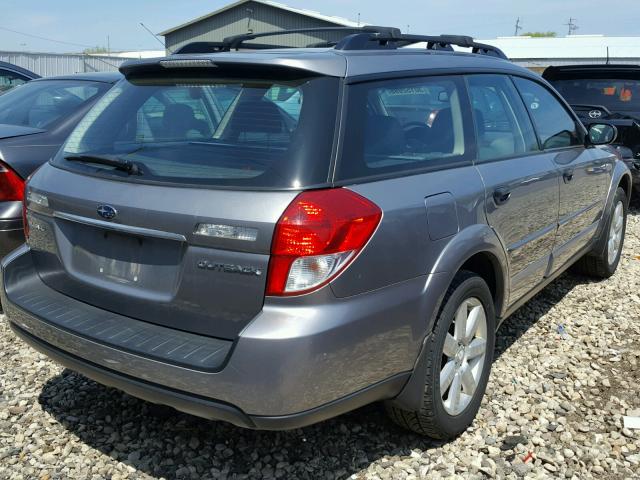 4S4BP61C486352857 - 2008 SUBARU OUTBACK 2. SILVER photo 4