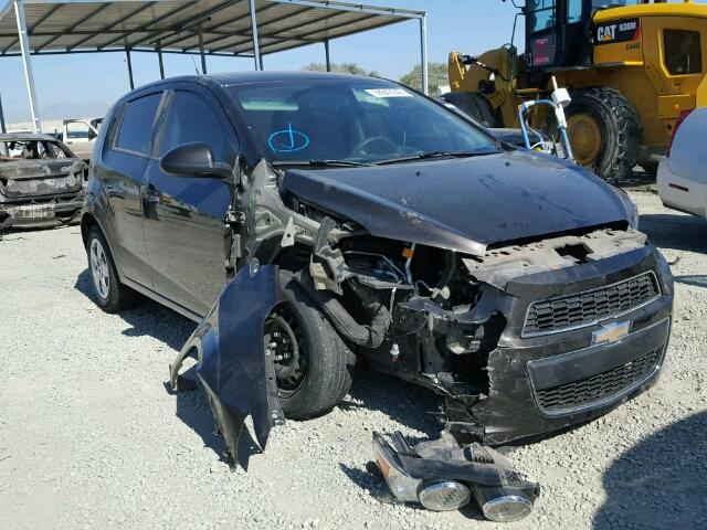1G1JA6SH5D4253605 - 2013 CHEVROLET SONIC LS CHARCOAL photo 1