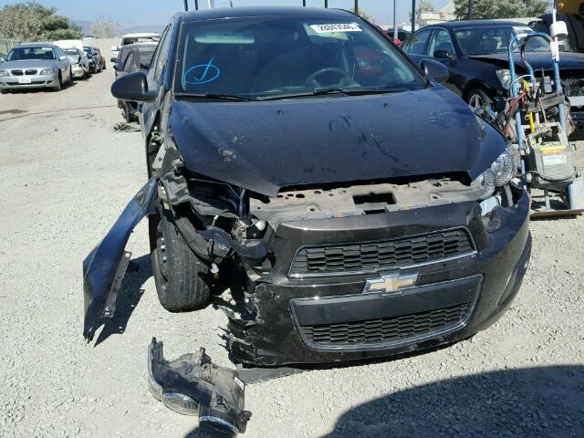 1G1JA6SH5D4253605 - 2013 CHEVROLET SONIC LS CHARCOAL photo 10
