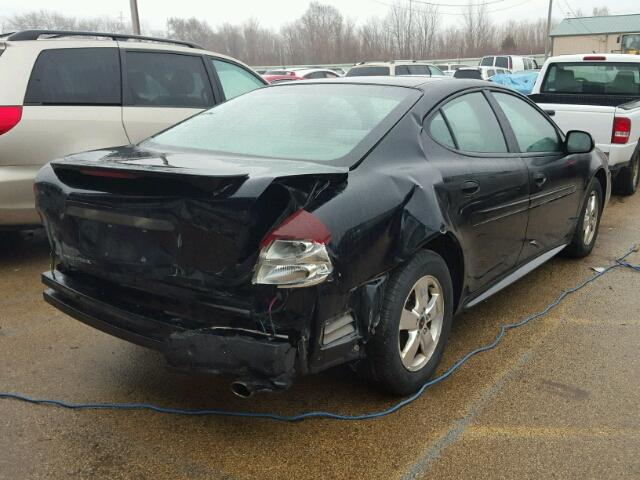 2G2WP522251278044 - 2005 PONTIAC GRAND PRIX BLACK photo 4