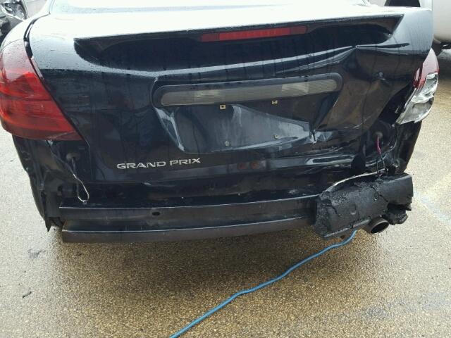 2G2WP522251278044 - 2005 PONTIAC GRAND PRIX BLACK photo 9