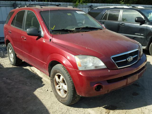 KNDJC733365596114 - 2006 KIA SORENTO EX RED photo 1