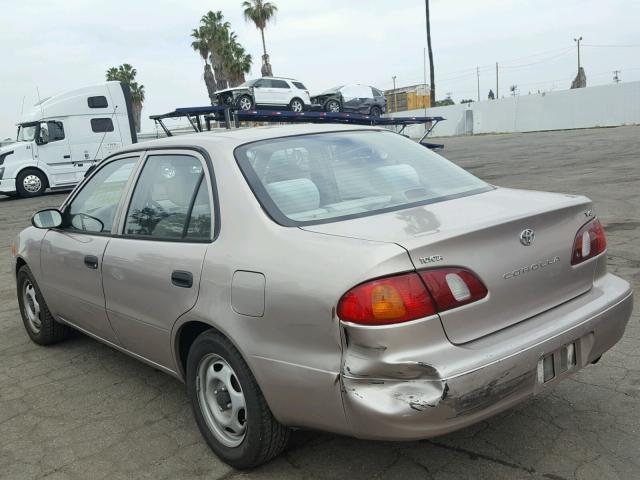 1NXBR12E3YZ387902 - 2000 TOYOTA COROLLA VE BEIGE photo 3