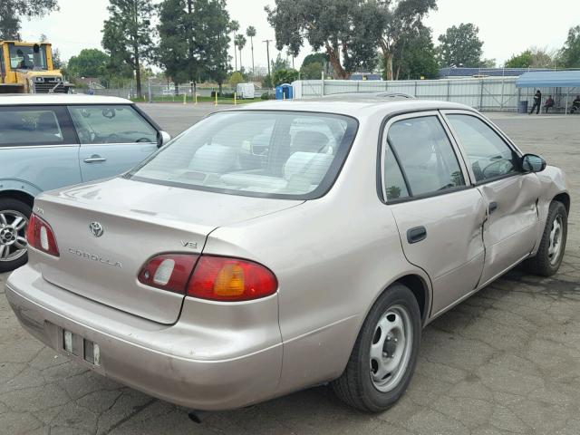 1NXBR12E3YZ387902 - 2000 TOYOTA COROLLA VE BEIGE photo 4