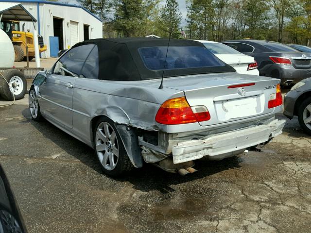 WBABS33461JY53899 - 2001 BMW 325 CI SILVER photo 3