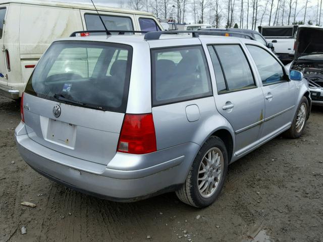 WVWSB61J32W237515 - 2002 VOLKSWAGEN JETTA GLS SILVER photo 4