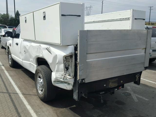 3D7KR26DX7G773297 - 2007 DODGE RAM 2500 S WHITE photo 3