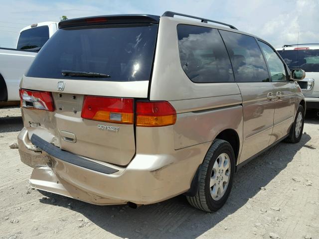 5FNRL18762B016598 - 2002 HONDA ODYSSEY EX GOLD photo 4