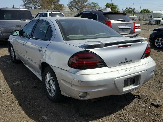1G2NF52EX4M504620 - 2004 PONTIAC GRAND AM S Gümüş foto 3