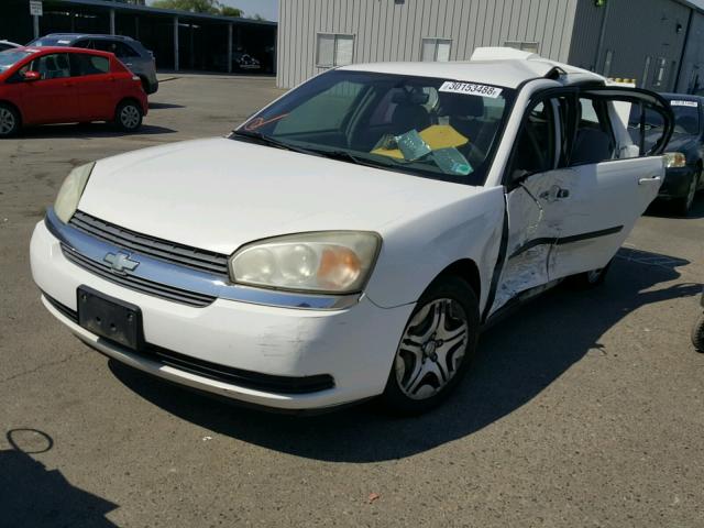 1G1ZS54874F168549 - 2004 CHEVROLET MALIBU WHITE photo 2