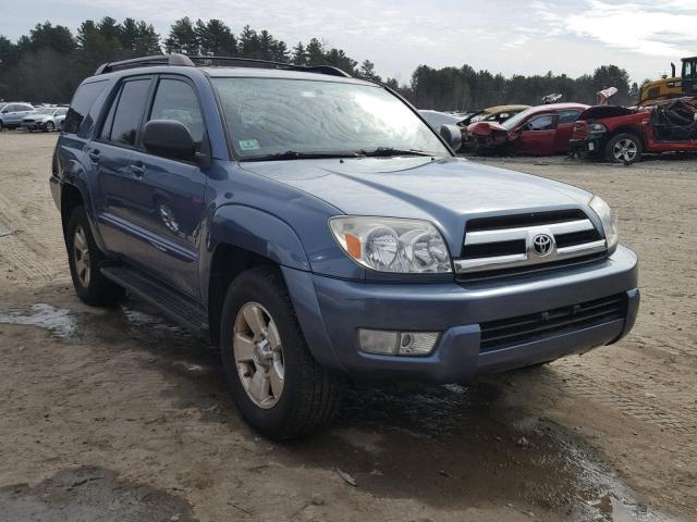 JTEBU14R250069920 - 2005 TOYOTA 4RUNNER SR BLUE photo 1