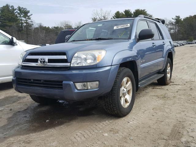 JTEBU14R250069920 - 2005 TOYOTA 4RUNNER SR BLUE photo 2