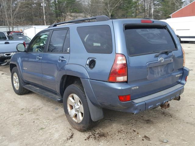 JTEBU14R250069920 - 2005 TOYOTA 4RUNNER SR BLUE photo 3