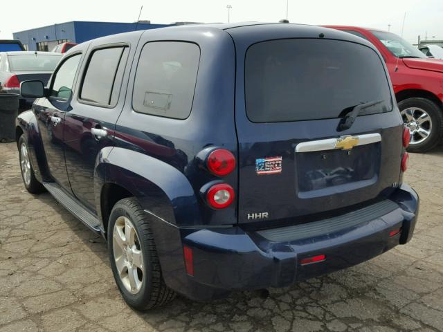 3GNDA23D37S536122 - 2007 CHEVROLET HHR LT BLUE photo 3