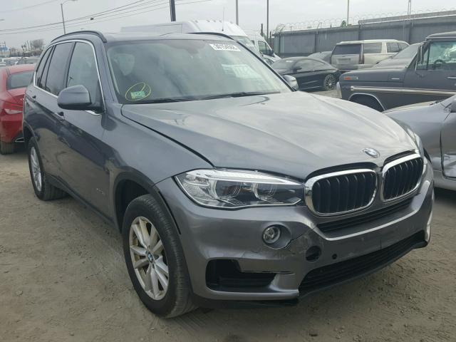 5UXKR0C50F0P12148 - 2015 BMW X5 XDRIVE3 GRAY photo 1