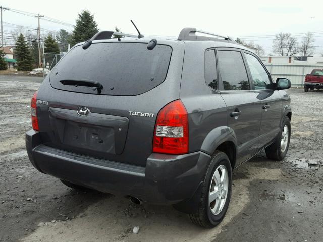 KM8JM12BX7U611049 - 2007 HYUNDAI TUCSON GLS GRAY photo 4