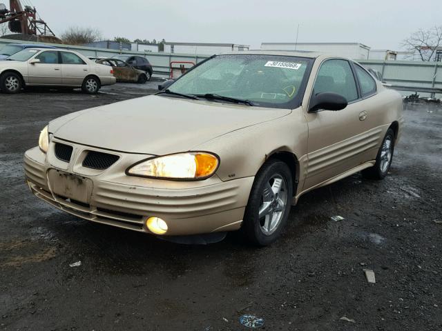 1G2NF12E72C291525 - 2002 PONTIAC GRAND AM S 棕色 照片 2