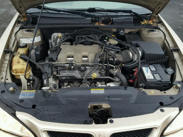 1G2NF12E72C291525 - 2002 PONTIAC GRAND AM S 棕色 照片 7