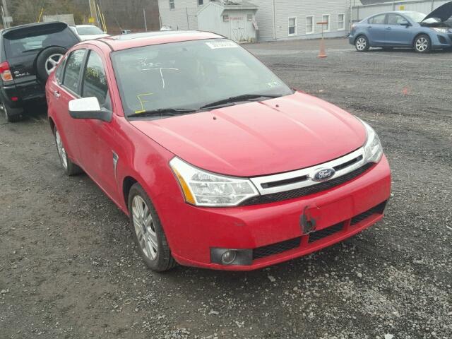 1FAHP35N78W222571 - 2008 FORD FOCUS SE RED photo 1