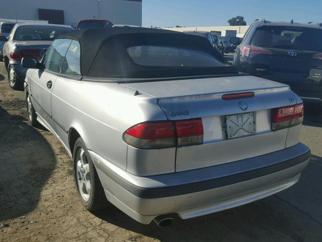 YS3DF78K917003981 - 2001 SAAB 9-3 SE SILVER photo 3